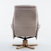 Dubai Recliner Chair & Footstool in Lisbon Wheat Dubai Recliner Chair & Footstool in Lisbon Wheat
